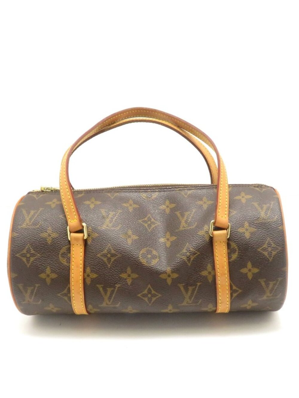 Louis Vuitton Papillon PM Monogram Handbag Canvas Brown